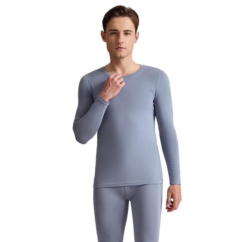 Мужской комплект термобелья из кашемира и шелка: Теплый начесанный верх и низ на осень/зиму