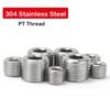 304 Stainless Steel Male Thread Hexagon Plug Silver Tube Plug Sealing Pipe Port Construction