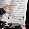 1Pair Adjustable Piano Page Holder Portable Piano Score Holder Music Stand Clip  for Sheet Music