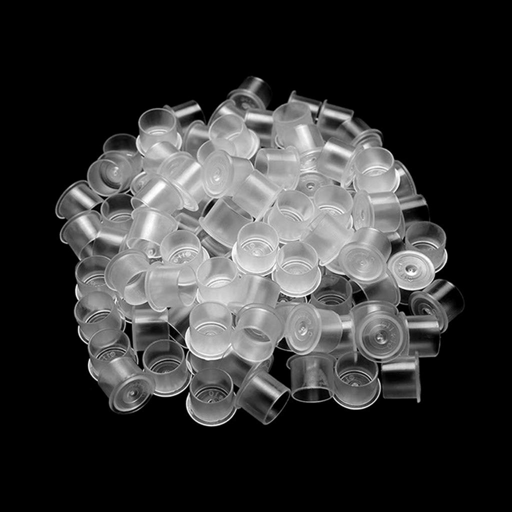 Контейнер для пигмента, подходящий для игл, микроблейдинга, крышек для чернил для татуировок, аксессуаров для перманентного макияжа, источника питания