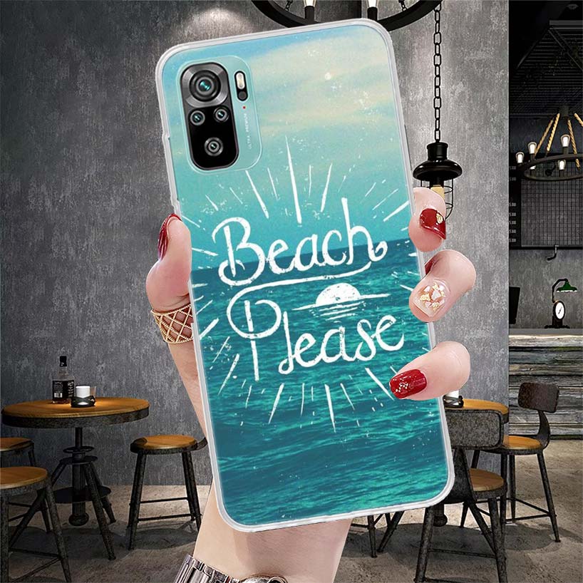 Surfboard Surfing Surf Girl Summer Soft Phone Case For Xiaomi Redmi Note 15 14 14S 13 12 Pro Plus 12S 11 11S 11E 10 10S 11T 5G F