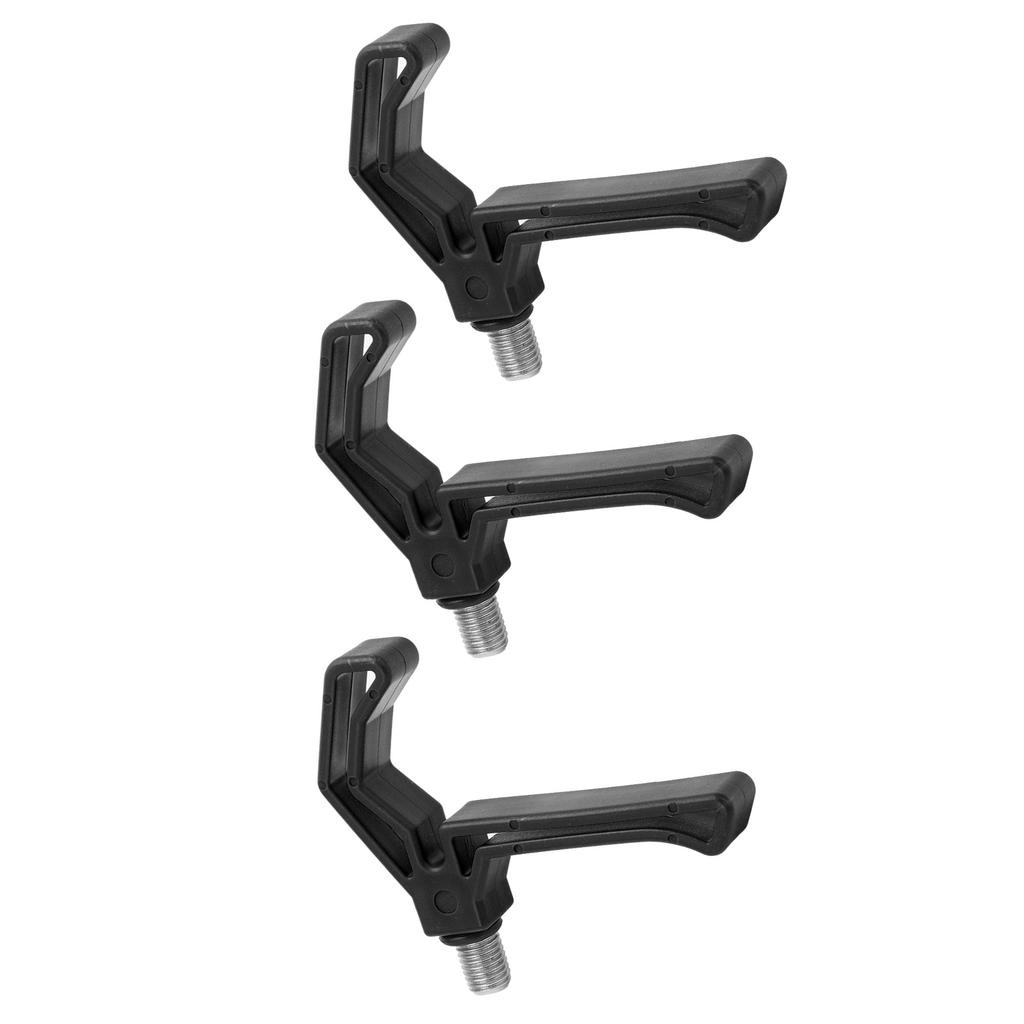 Пластиковый держатель для удочки с большим отверстием, подставка для удилища, кронштейн, инструмент для поддержки рыбалки, черный