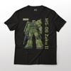Аниме Mobile Suit Gundam MS-06 Zaku II Обычный костюм Графическое искусство Хлопковая футболка