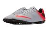 Nike Bomba Нескользящая Амортизация Устойчивая к истиранию Низкие Детские Футбольные Бутсы Серый Красный Детские 826488-006