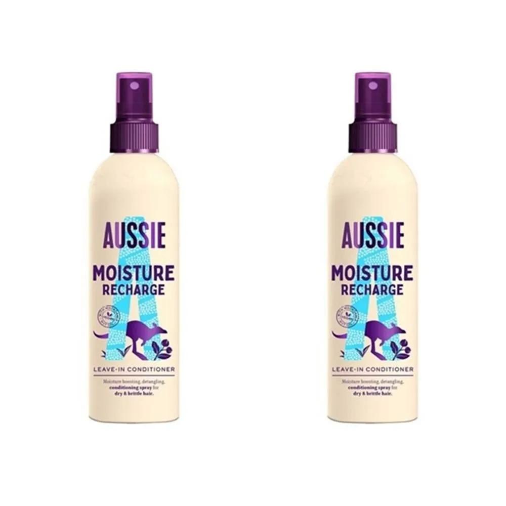 Aussie Спрей-кондиционер для волос Miracle Recharge 250 мл, 2 шт. Aussie Miracle Moist