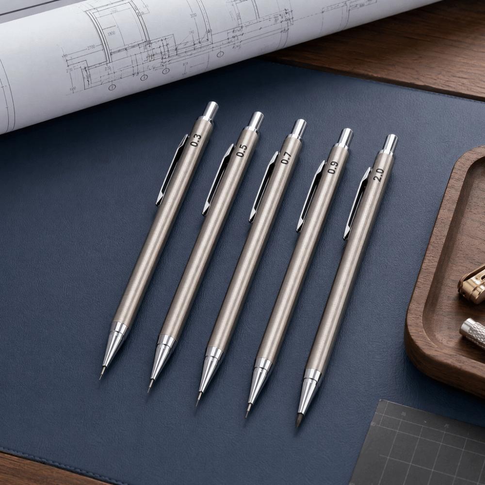 Full Metal Drafting Pencil 2B Automatic Pencil Durable Drawing Pencil  School Office Supplies