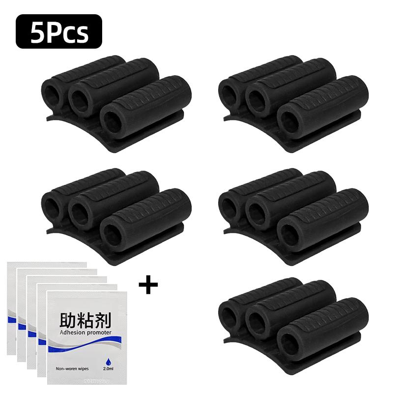 Держатель для отверток с 3 отверстиями, футляр для хранения сверл с шестигранным хвостовиком 1/4 с двухсторонней клейкой лентой 3M (3 метра), аксессуары для инструментов