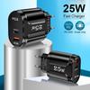 QC3.0+PD 25W High-Power Fast Charger with EU, US, UK Plug Options
