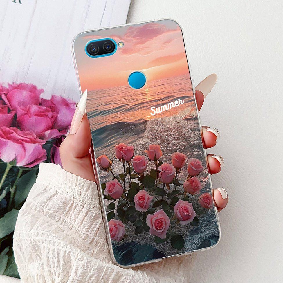 Clear For Oppo A12 CPH2077 CPH2083 Cover For Oppo A12 Case Luxury Butterfly Love Fashion Flowers Cool Lion Cute Painted