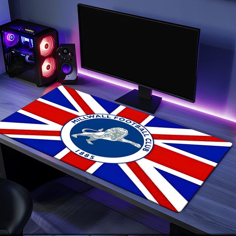 Millwall Fc Crest Design Mouse Pad, Rubber Base, Mouse Pad for Gamers and Office Use, Gaming Desk , Easy To Clean Mat Christmas fan gifts