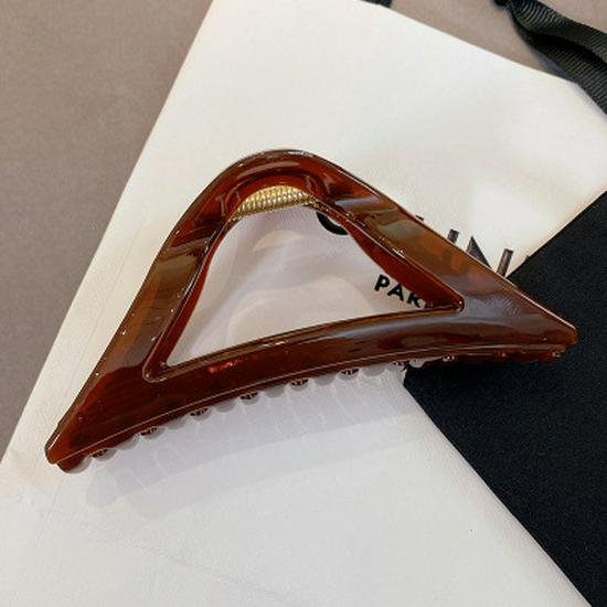 Элегантная большая треугольная заколка для волос - шикарный корейский аксессуар для волос