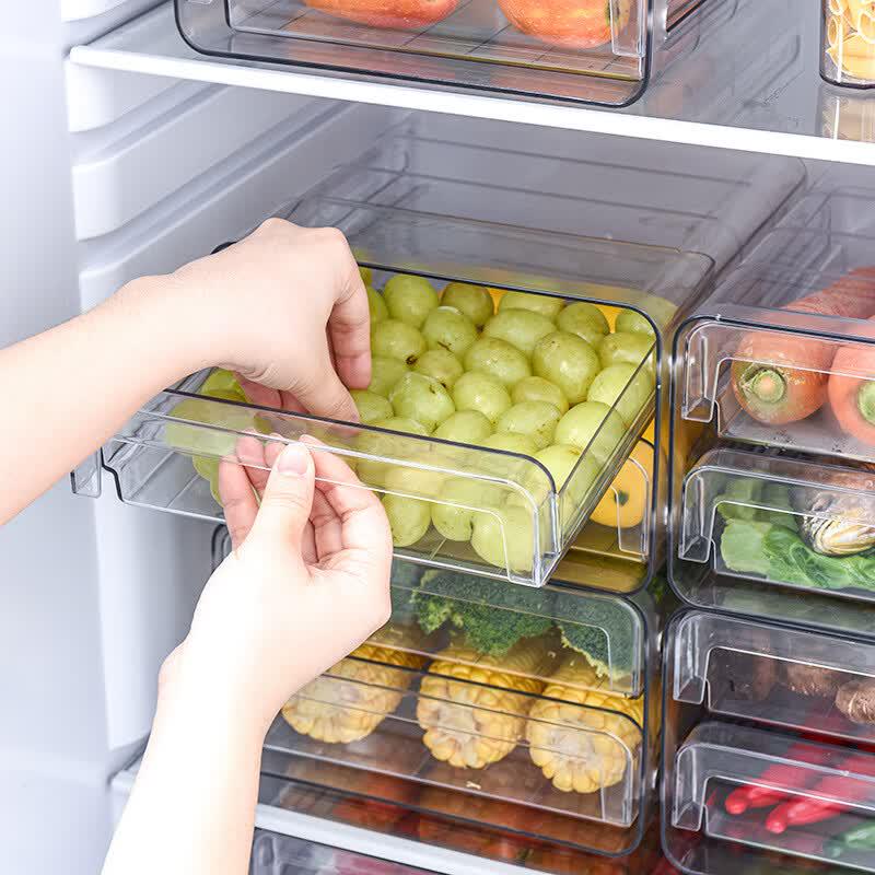 Drawer Refrigerator Fresh-Keeping Storage Box