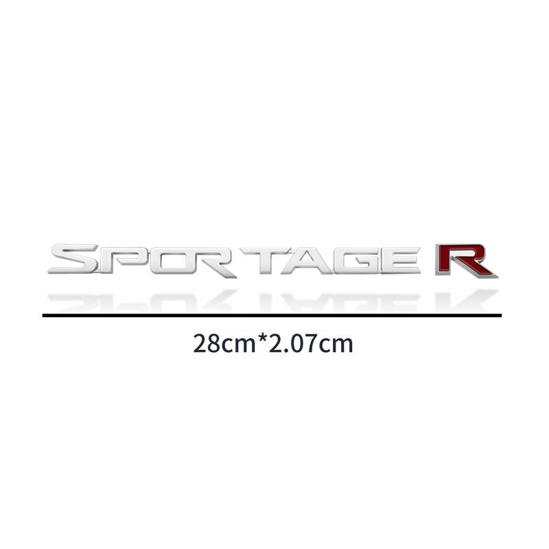3D ABS Car Stickers Sportage R Auto Letter Logo Decoration Rear Bumper Tail Door Trunk Decals For KIA Car Styling AccessoriesIH0