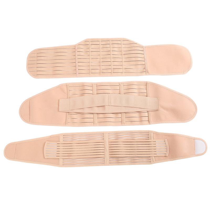 Послеродовой ремонт с эластичной брюшной лентой Брюшной пояс 3-в-1 Дышащий высокоэластичный пояс Инструмент для кесарева сечения для естественных родов