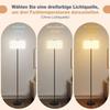 Lampadaire - NETTLIFE - 152 cm - Abat-jour papier blanc - Culot G9 - Métal et acrylique
