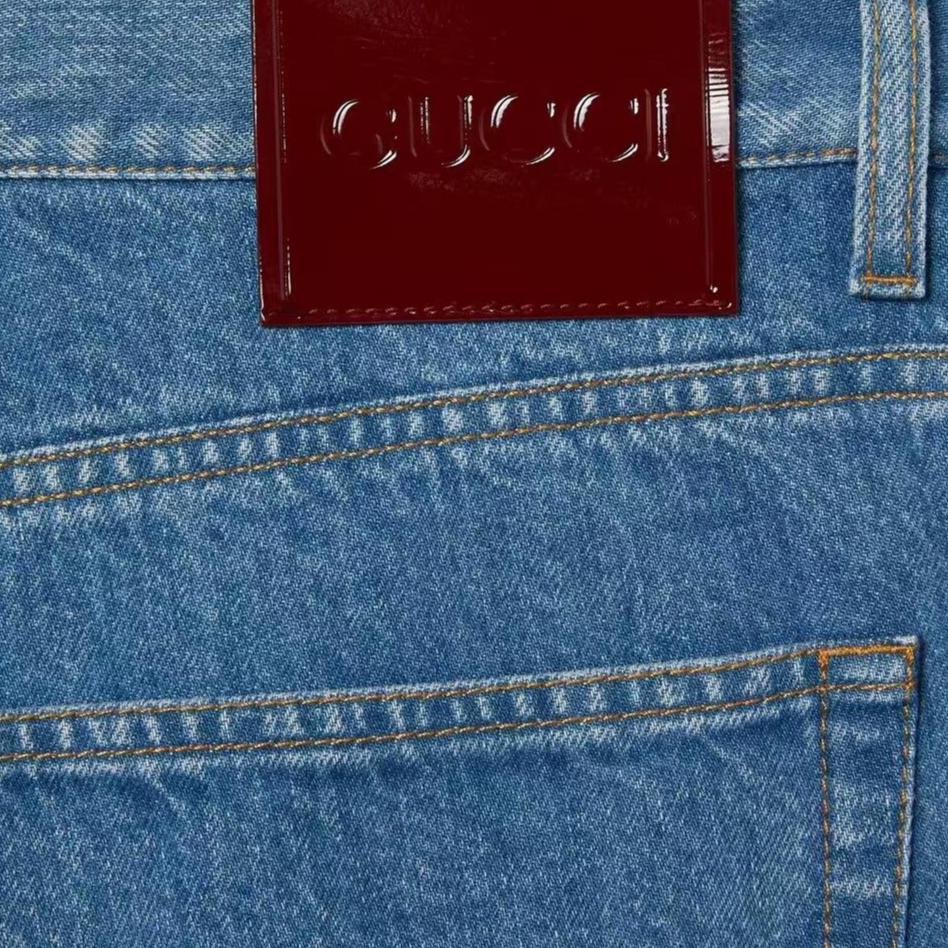 GUCCI Tapered Fit Denim Trousers 796483-XDC6Y-4447