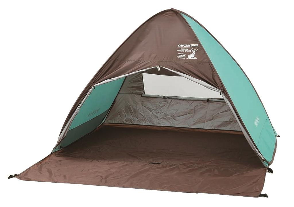 CAPTAIN STAG Sunshade Beach Tent Палатка CS Charmant Tent Full Closed Mint Green 200 x 220 x H130cm Pop-up UA-31