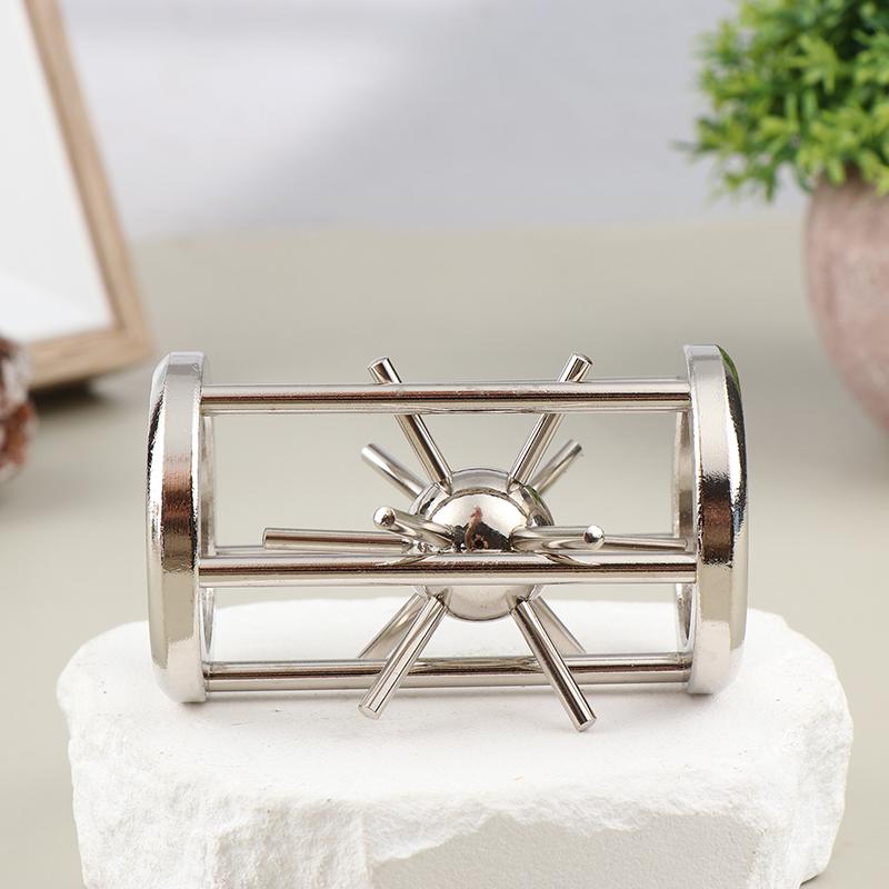 Классическая головоломка Высокий Iq Клетка Звезда Зуб Металлическая головоломка Магия Озадачивающие головоломки Игра Игрушки Для Детей Взрослых