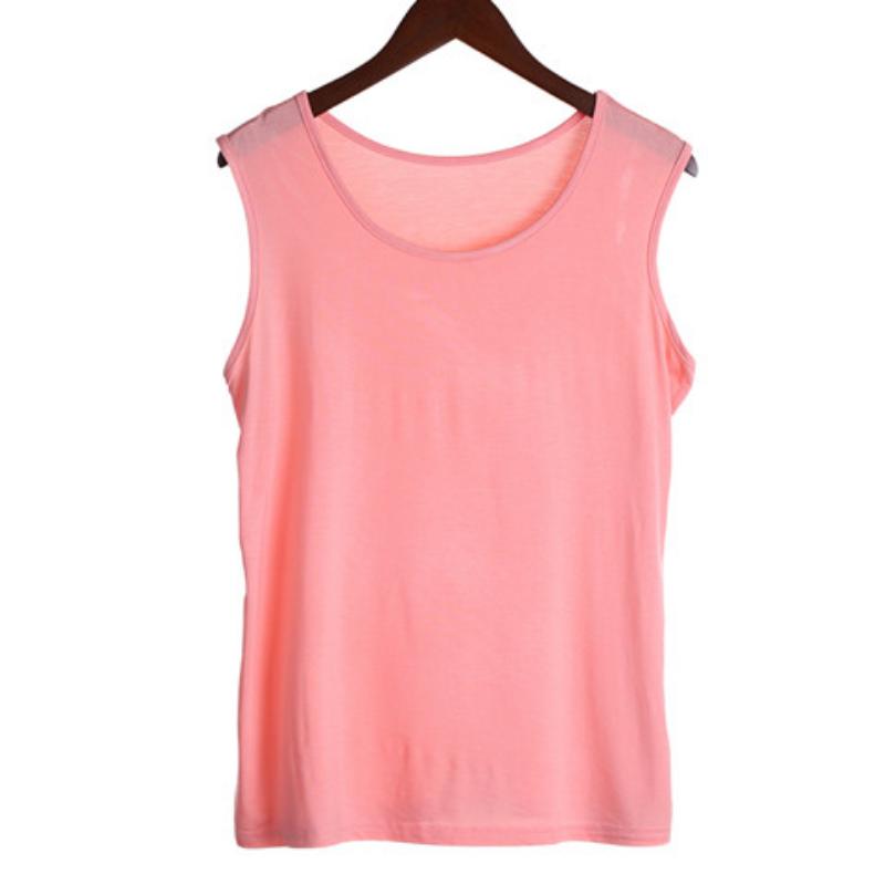 Сексуальный жилет без рукавов, женский однотонный тонкий камзол, женская летняя футболка на бретельках с круглым вырезом