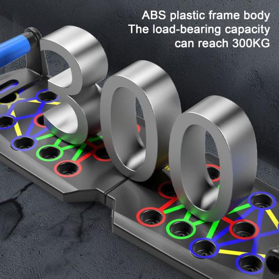 Складная доска для отжиманий с нескользящей ручкой, 28 отверстий, тренажер для мышц груди и живота, доска для отжиманий, домашний тренажер для фитнеса