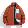 Outdoor Lamb Fleece Jacket for Men, Winter Thick Double-sided Fleece Top Clothes, Fleece Couple Jacket