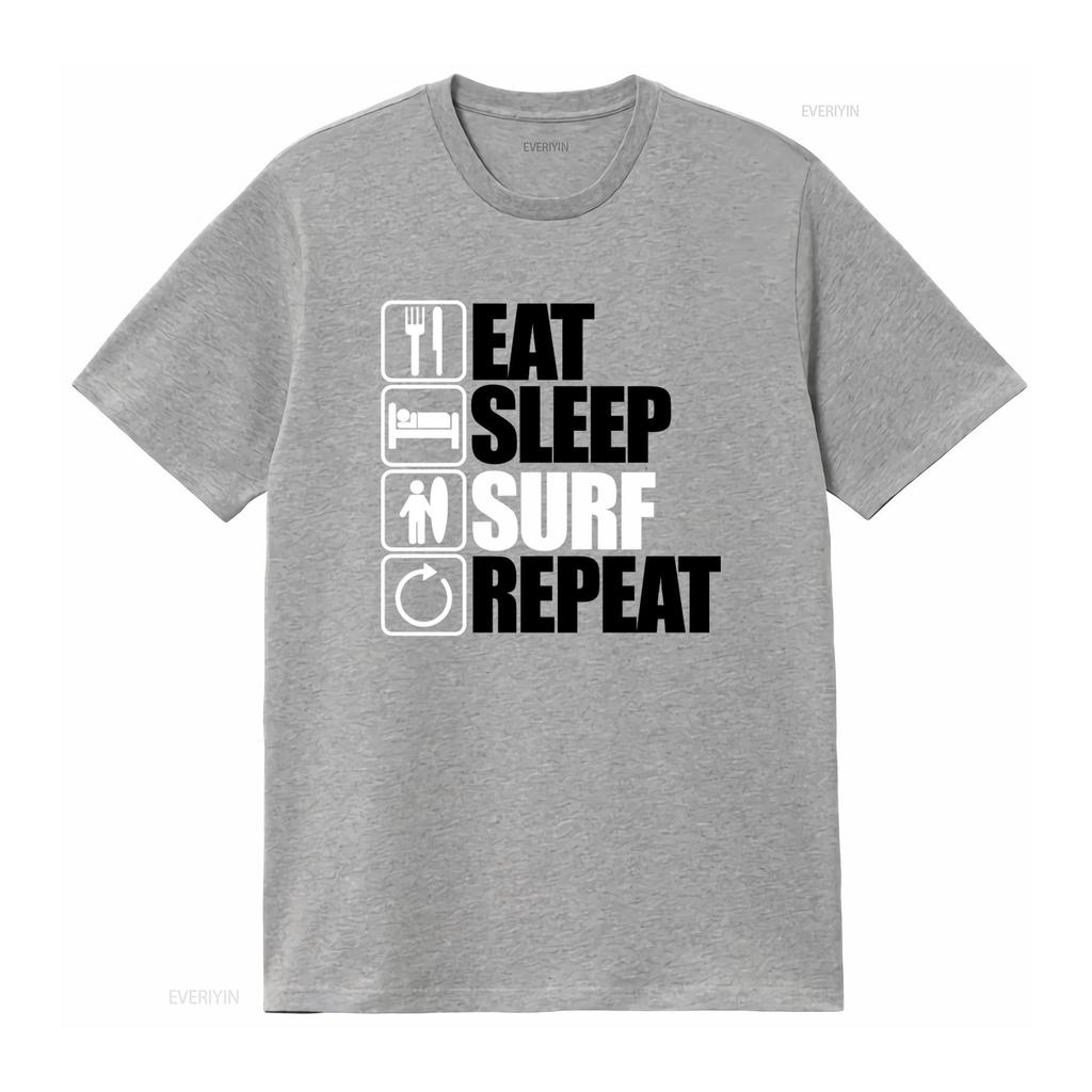 Футболка Eat Sleep Repeat для повседневной уличной одежды винтажная стиранная мужская streetwear слегка удобный топ для повседневной носки