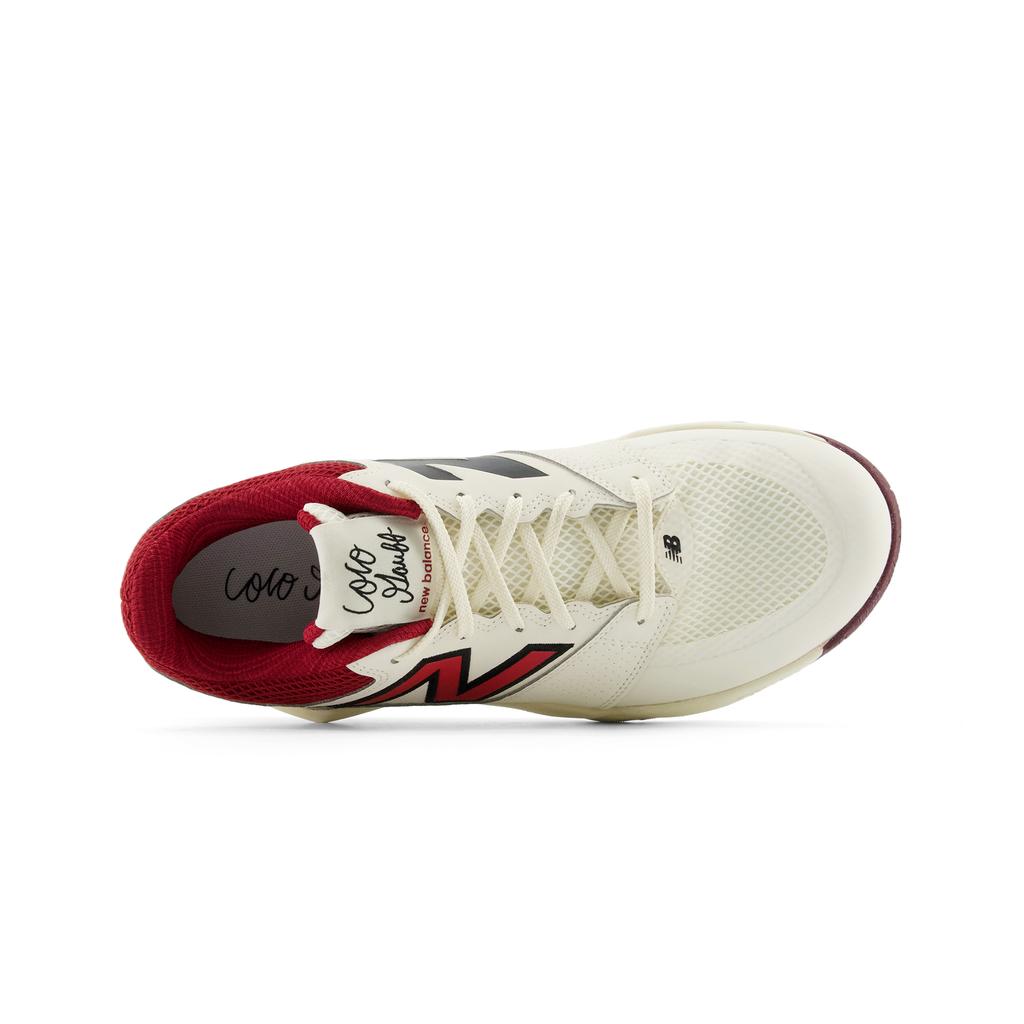 Men's Sneakers New Balance Coco Delray Tennis Shoes Men's Low-top Gray White/Dark Red