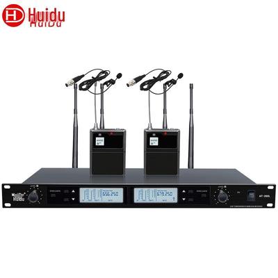 Беспроводная система с двумя петличными микрофонами HUIDU AT-200L (Китайская версия)