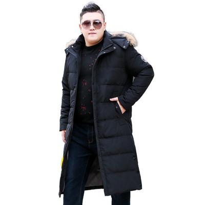 Мужские осенние и зимние пуховики, длинные хлопковые куртки выше колена, мужские теплые и повседневные хлопковые куртки, верхняя одежда