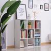 Nine-Cube Storage Shelf - White