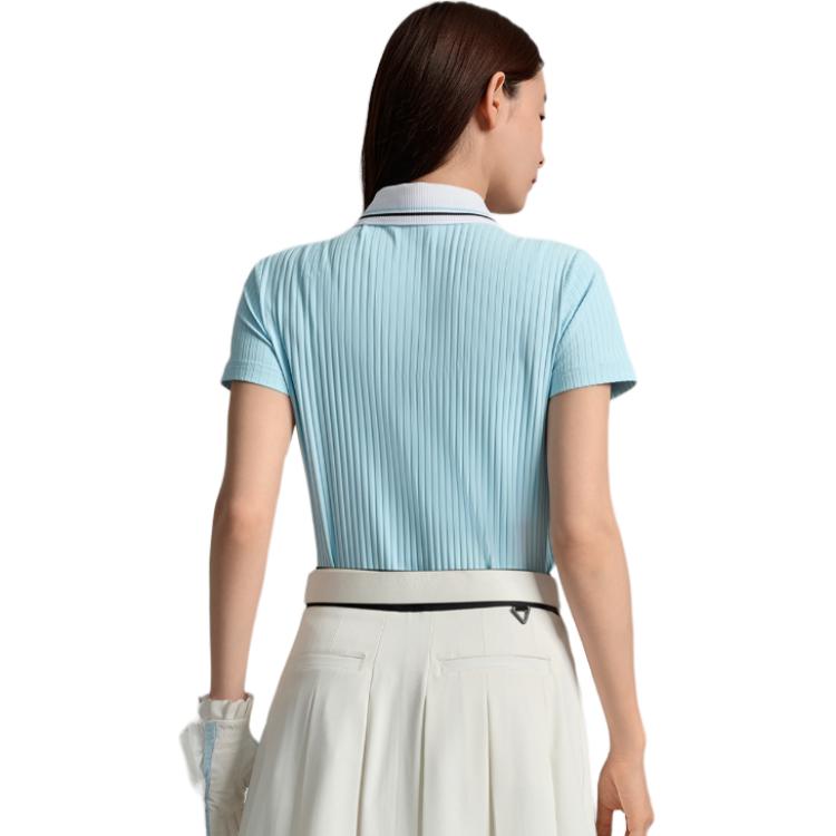 Fila Женская спортивная футболка-поло из трикотажа серии Golf с защитой от солнца A11W535120F-LB