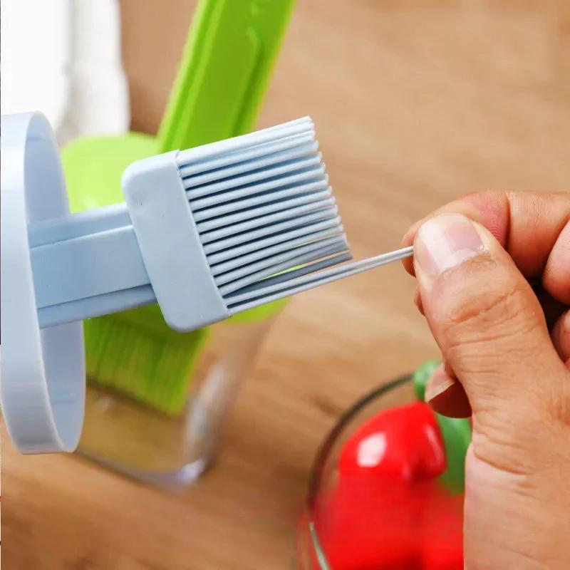 Щетка для барбекю, разъемная, термостойкая, силиконовая, нейлоновая, масляная щетка для бутылок, тортов, выпечки, крема, готовки, кухни, домашнего хозяйства, инструмента