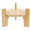 Bamboo Material Sturdy Beverage Dispenser Stand Water Drink Holder Rack Fish Tank Base Plant Stands Indoor Home Decor