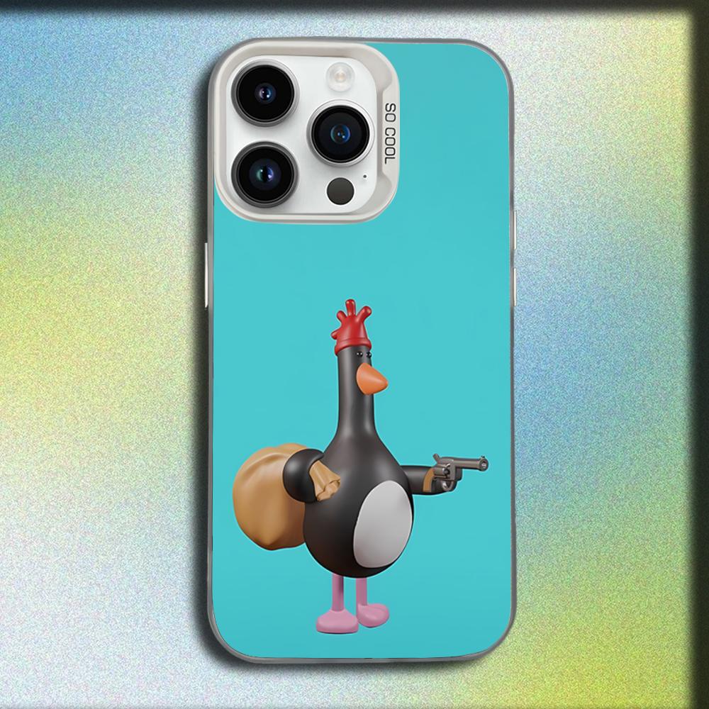 W-Wallace Gromit F-Feathers Macgraw Phone Case For iPhone 16,15,14,13,12,11,Mini,Pro,SE,MAX White Matte Shockproof Cover