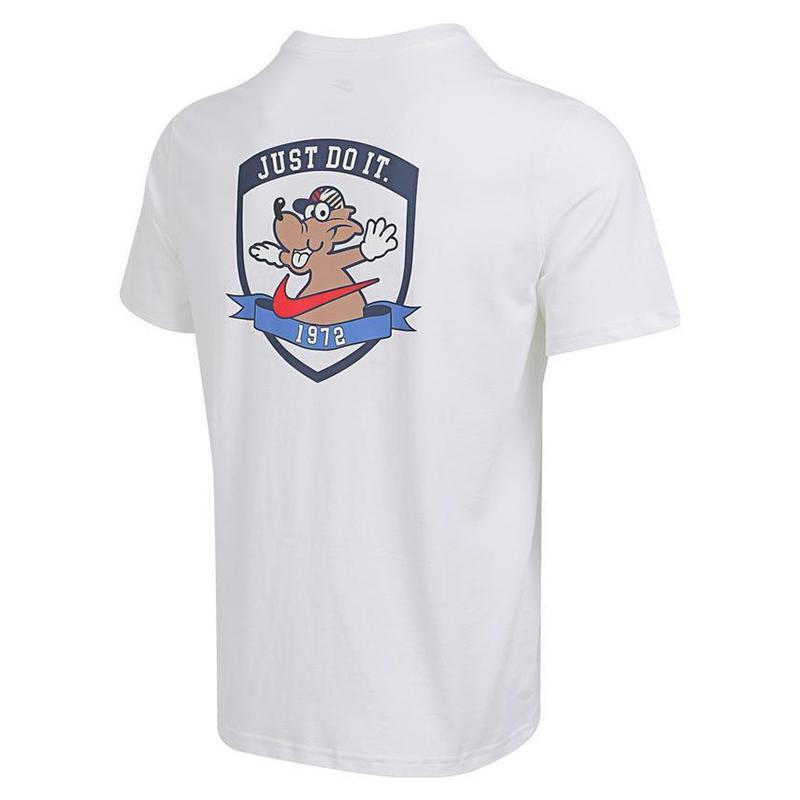 Nike Модные детские топы с круглым вырезом, мягкие, универсальные, с коротким рукавом IM3391100