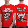 Мужская футболка Bad Religion Уличная одежда Хлопковые футболки Пляжная футболка с круглым вырезом Харадзюку Футболки с принтом Оверсайз топы