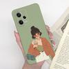 Чехол для телефона Xiaomi Redmi Note 12 Pro+ Plus 5G, Сердечко, Девушка, Силиконовый, Матовый, Ударопрочный Чехол-Бампер для Redmi 12Pro + Funda