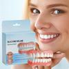 Silicone Dentures Upper And Lower Denture Silicone Reliners Kit Teeth Repair Reliners Nature Liner For Men Women Wedding Tooth