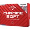 Мячи для гольфа Callaway Chrome Soft 24 TruTrack USA Трехкомпонентная конструкция Белый