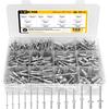 500Pcs/Set 304 Stainless Steel Blind Rivets Round Head Open-Type Rivets Pop Rivets  Industrial Use