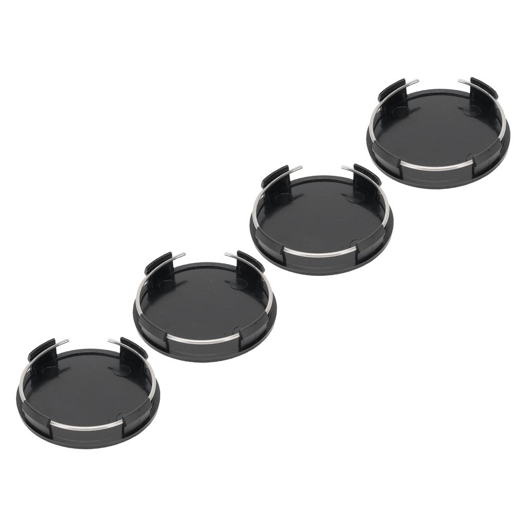 4 шт. 65 мм 2,6 дюйма Колпаки на центр колеса Защита от падения Крепление 62,2 мм ID Универсальная крышка центра ступицы Черный
