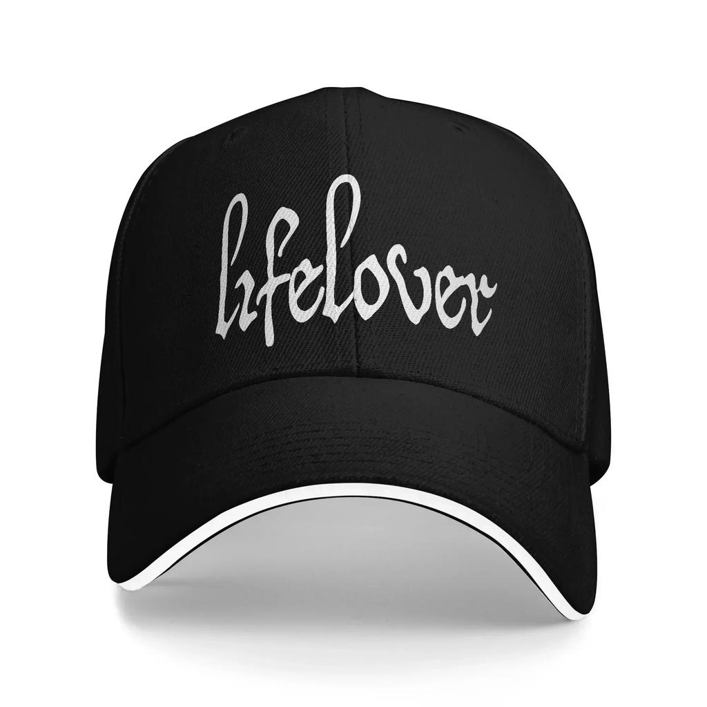 Летние Новые Бейсболки Lifelover Белые Однотонные с Логотипом Мерч Для Унисекс Женщин Тракеры Ретро Депрессивный Рок Кепка от Солнца Регулируемая