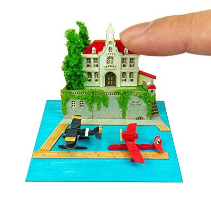 Sankei Studio Ghibli mini Porco Rosso Adriano and Seaplane Non-Scale Papercraft MP07-21