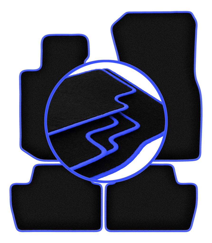 CARLUX-BLUE car mats for: BMW 2 G42 Coupe (2021-2022)