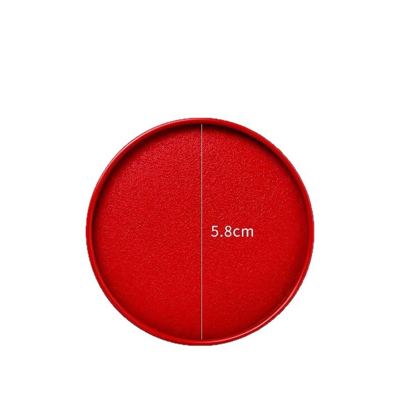 Signet Seal Red Quick-Dry Ink Pad for Stamping and Fingerprinting