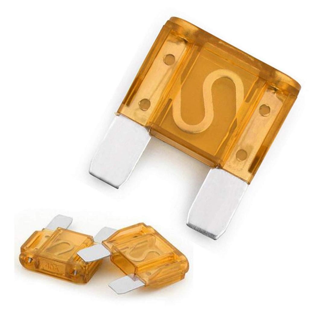 20 Pcs Car Maxi Flat Fuse Big Size 40A, Auto Fuse Replacement Generator/ Tank Fan/Starter