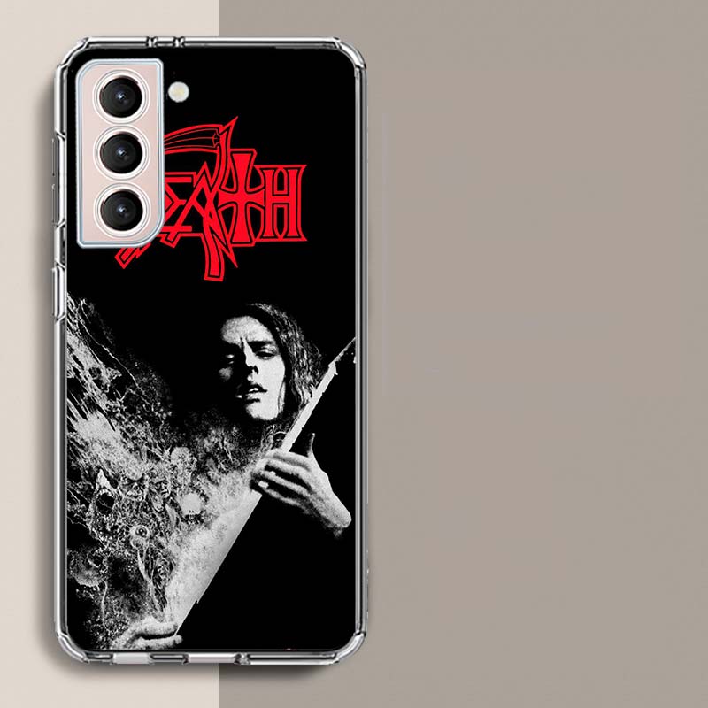 Metal Band D-Death Phone Case For Samsung A16 A26 A36 A56 A17 A15 A25 A35 A55 A14 A24 A34 A54 A04S A05S Galaxy Note 20 10 9 8 A9