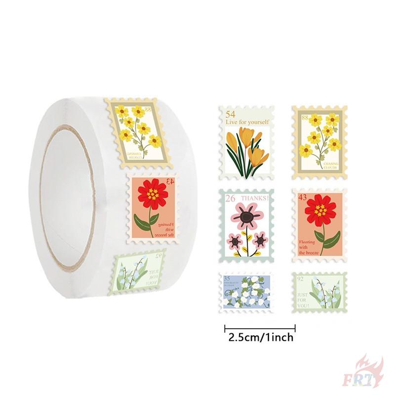 500 шт./рулон цветочные штампы детские награды наклейки - DIY скрапбукинг альбом декор запечатывание этикетки наклейки