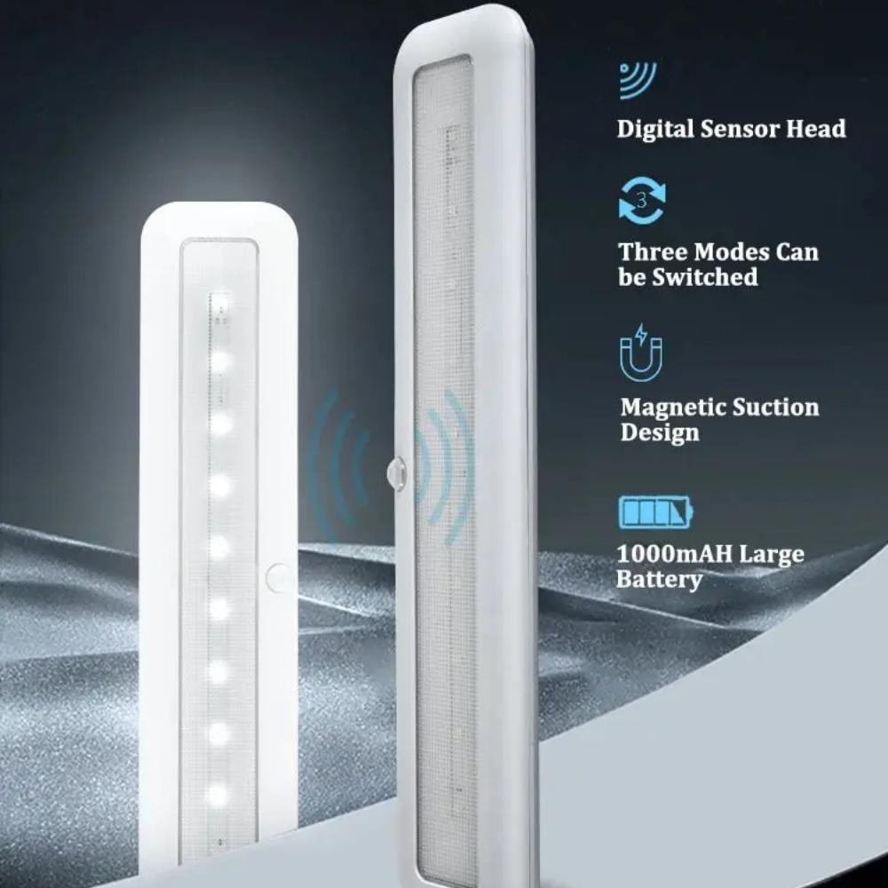 LED Smart Light Motion Sensor Light Emergency Automatic 1000mAH Lighting Rechargeable Cabinet Night Lamp