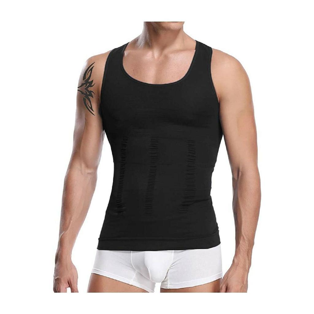 Дышащий удобный мужской спортивный корсет для гинекомы и тонера для живота